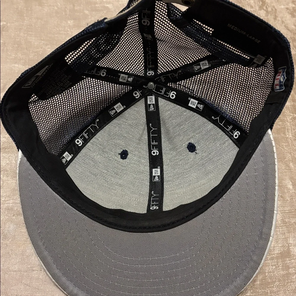 Dallas CowBoys Leather Look New Era SnapBack